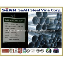 SeAH Grooved steel pipe 1/2" to 8-5/8" to API, BS, JIS, KS, DIN, UL